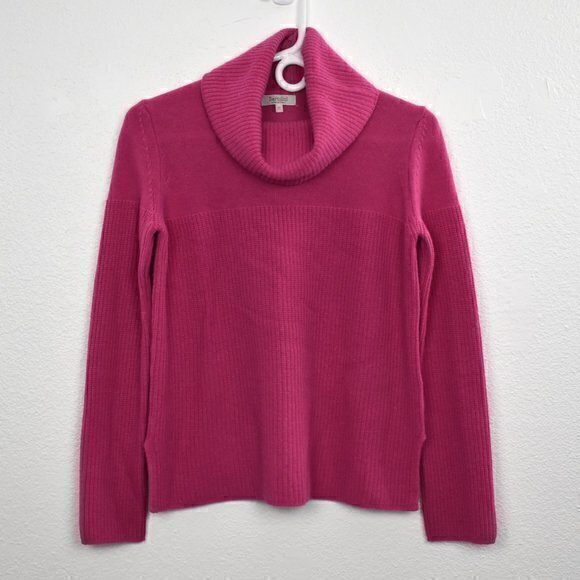 Bartolini Women's Cowl Neck Sweater Color Pink Size Small Gently Used Condition - Picture 2 of 5